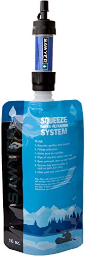 Sawyer Products Mini Water Filtration System + Permethrin Insect Repellent for Clothing, Gear & Tents, 24-Ounce + Premium Insect Repellent with 20% Picaridin, Pump Spray, 4-Ounce