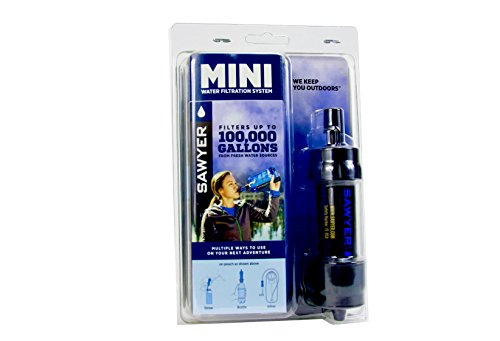 Sawyer Products Mini Water Filtration System + Permethrin Insect Repellent for Clothing, Gear & Tents, 24-Ounce + Premium Insect Repellent with 20% Picaridin, Pump Spray, 4-Ounce