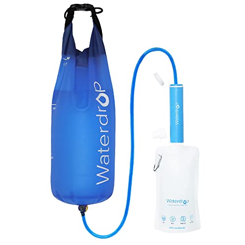 Waterdrop Water Filter Straw, Water Purifier Survival for Camping, Travel, Backpacking and Emergency Preparedness, Water Filtration System Survival, 1 Pack
